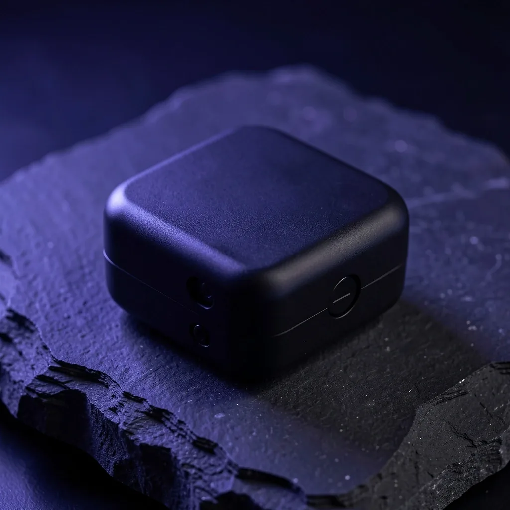 Hardware wallet on a dark surface